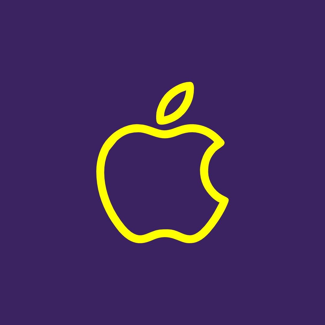 Troca de fundo Apple