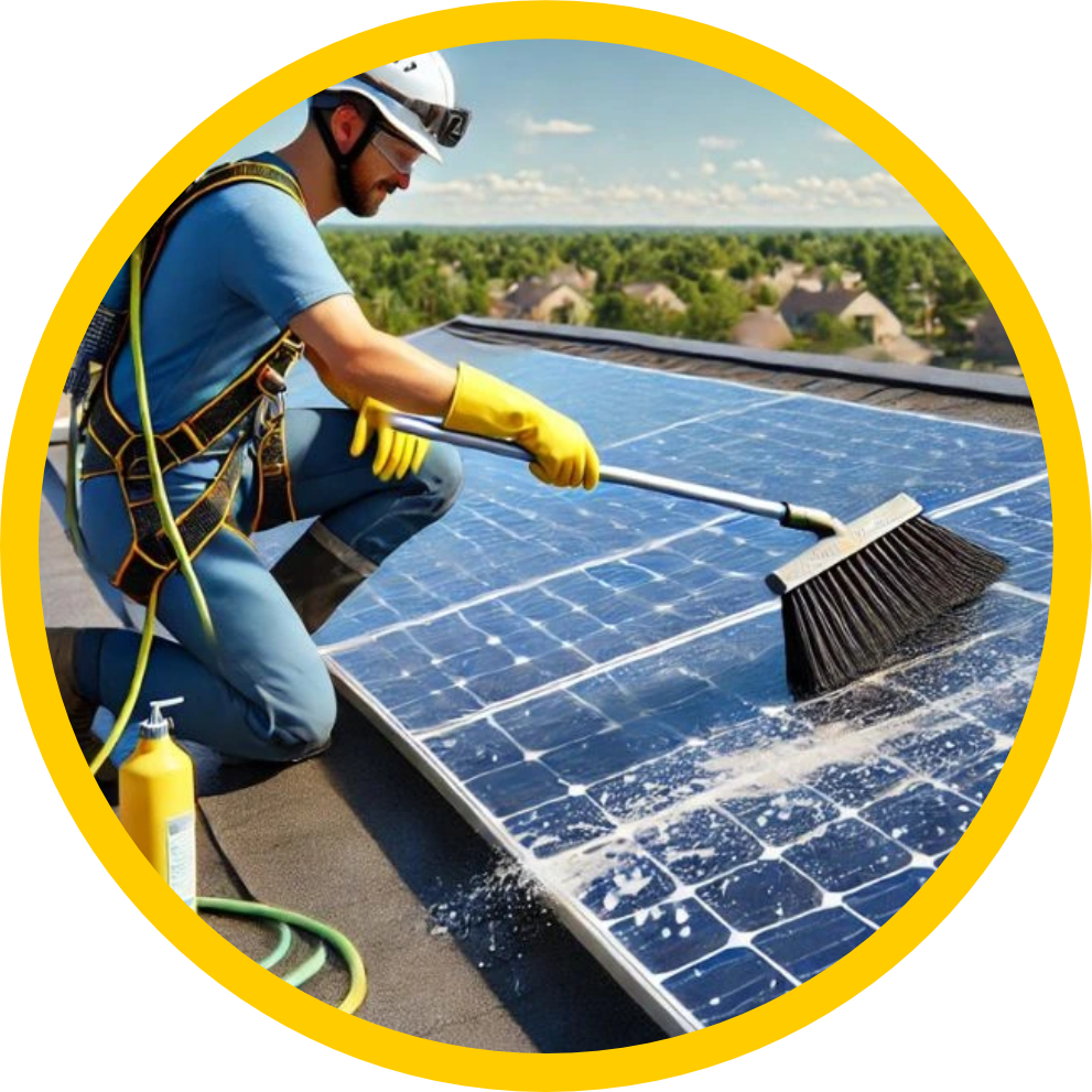 Limpeza de placas solar